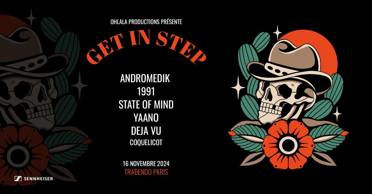 GET IN STEP w\/ ANDROMEDIK - 1991 - STATE OF MIND - YAANO - DEJA VU - COQUELICOT