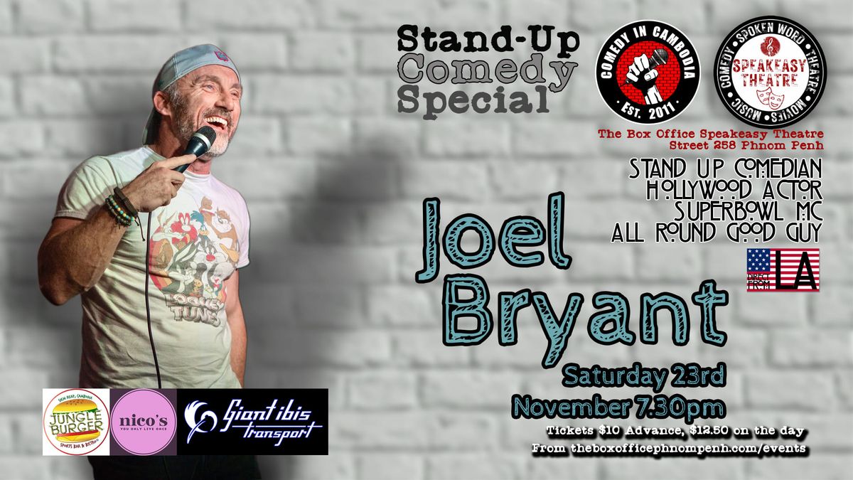 INTERNATIONAL COMEDY Joel\u200b Bryant  LIVE STAND-UP 