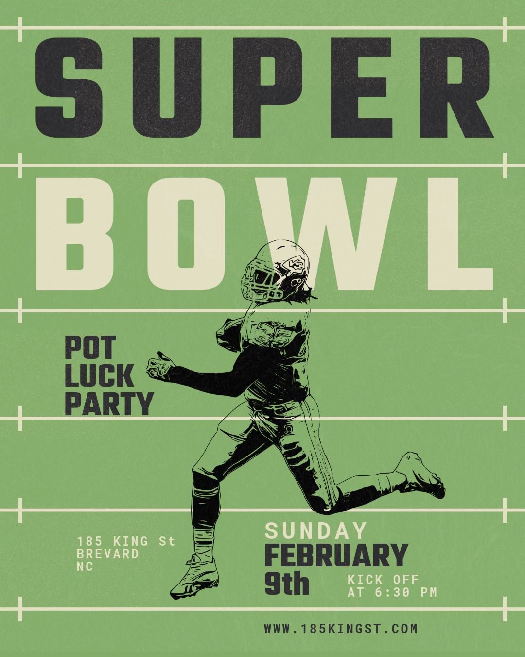 Super Bowl 2025 Potluck Party 