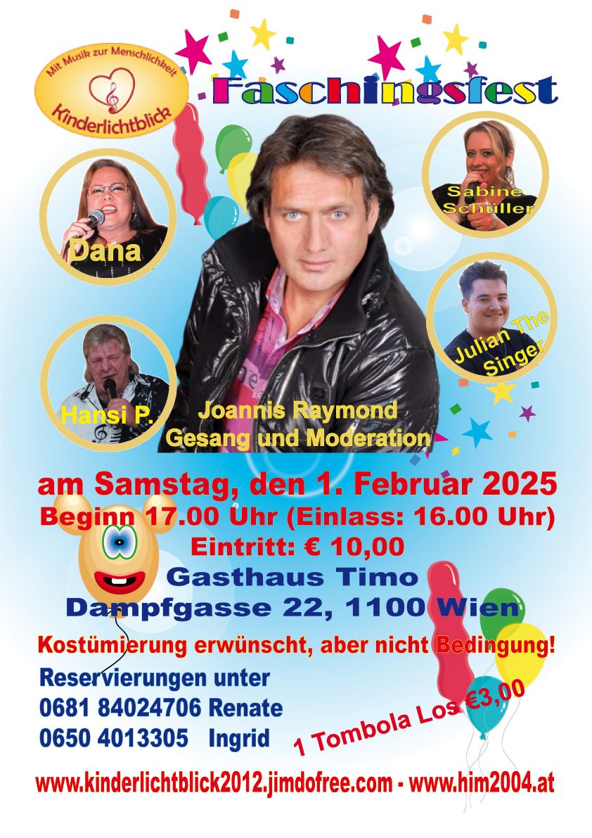 Charity Faschingsfest der Vereins \u201eMit Musik zur Menschlichkeit\u201c