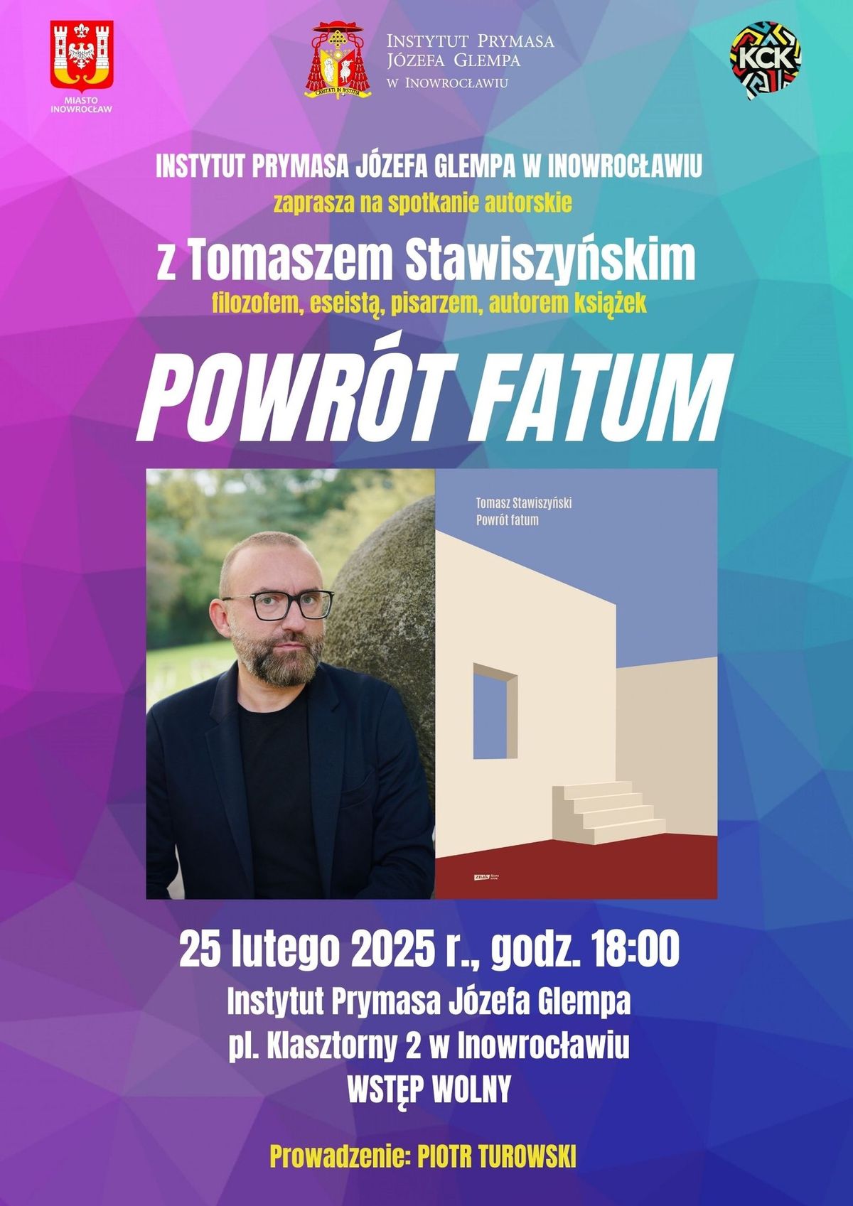 POWR\u00d3T FATUM - spotkanie z Tomaszem Stawiszy\u0144skim w Inowroc\u0142awiu