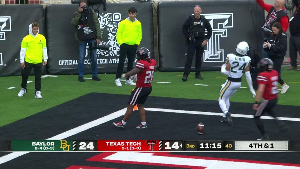 Baylor Bears vs. Texas Tech Red Raiders