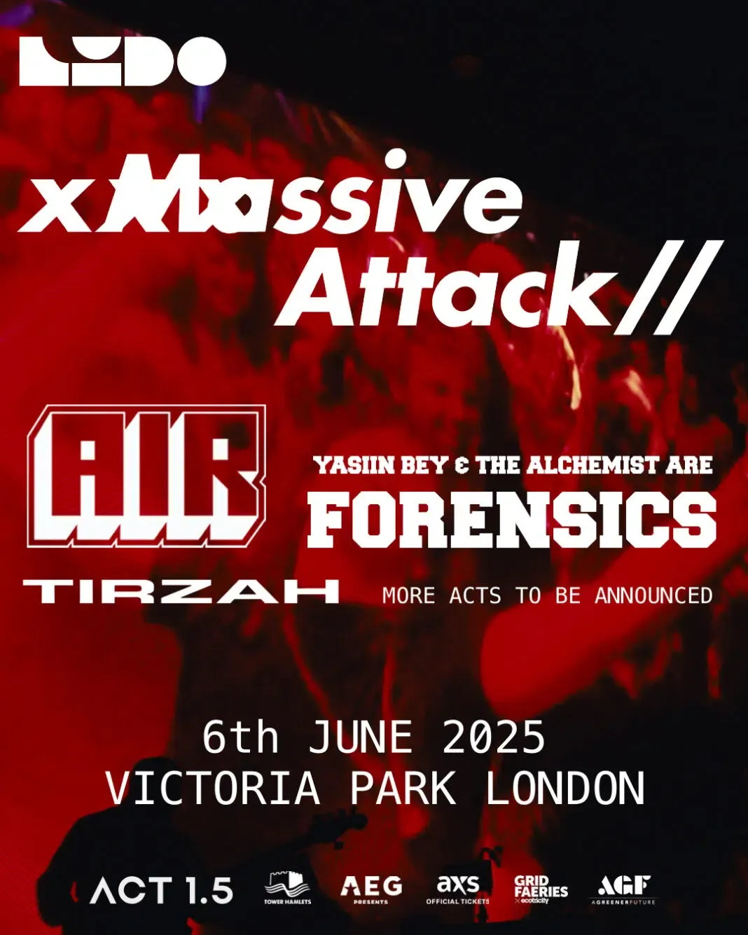 Lido Festival 2025 - Massive Attack Tickets