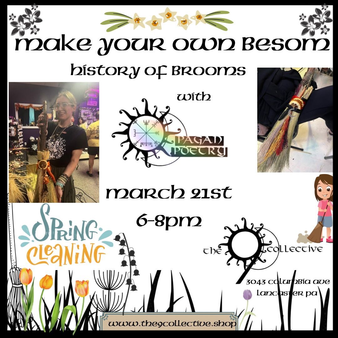 Make your own besom workshop-History of brooms and spring cleaning