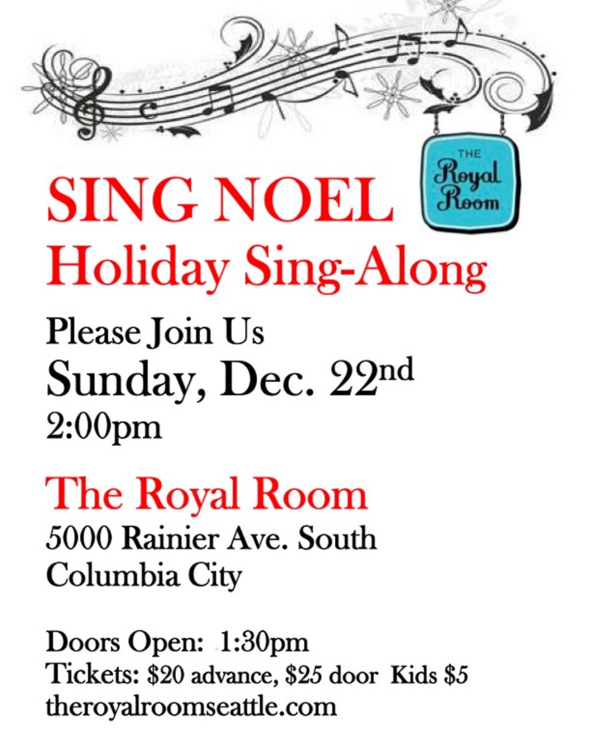 Sing Noel Holiday Sing-Along