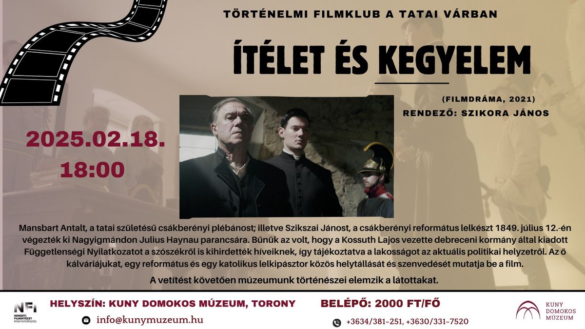 T\u00f6rt\u00e9nelmi filmklub - \u00cdt\u00e9let \u00e9s kegyelem