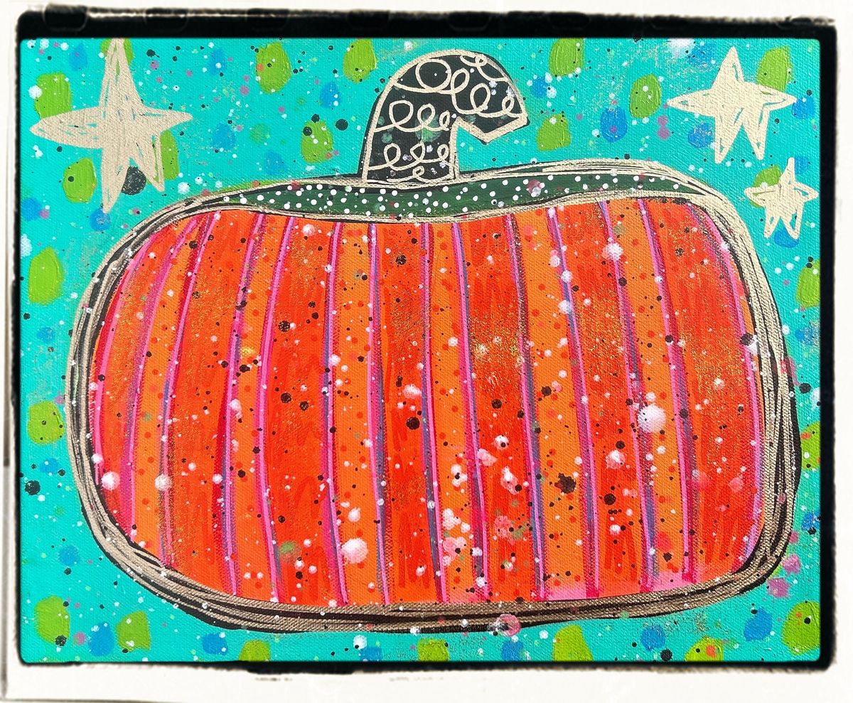 LET\u2019S MAKE BIG, COLORFUL, GLITTERY PUMPKINS!-xO Oct 10th