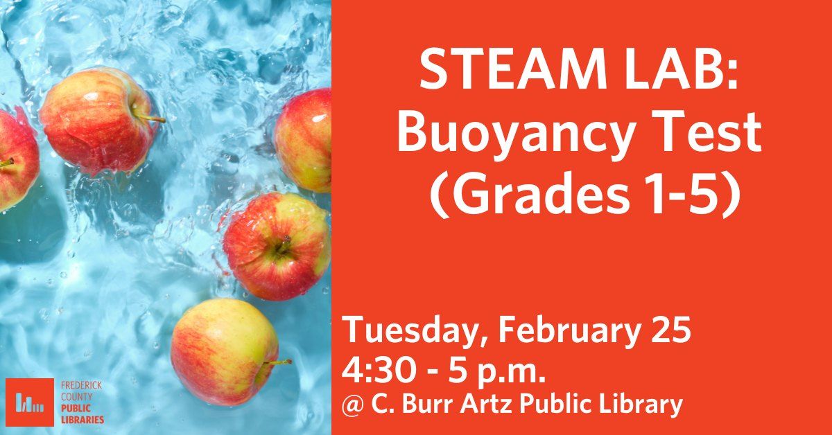 STEAM Lab: Buoyancy Test (Grades 1-5)