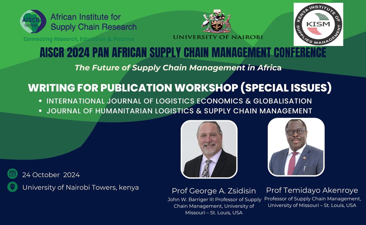 Writing for Publication Workshop at the AISCR Pan African Supply Chain Management Conference