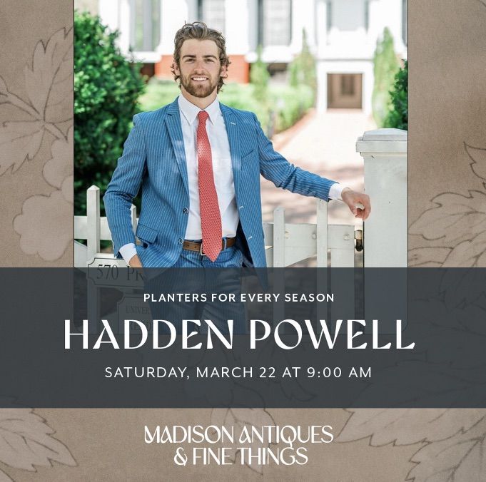 Planters for Every Season with Hadden Powell