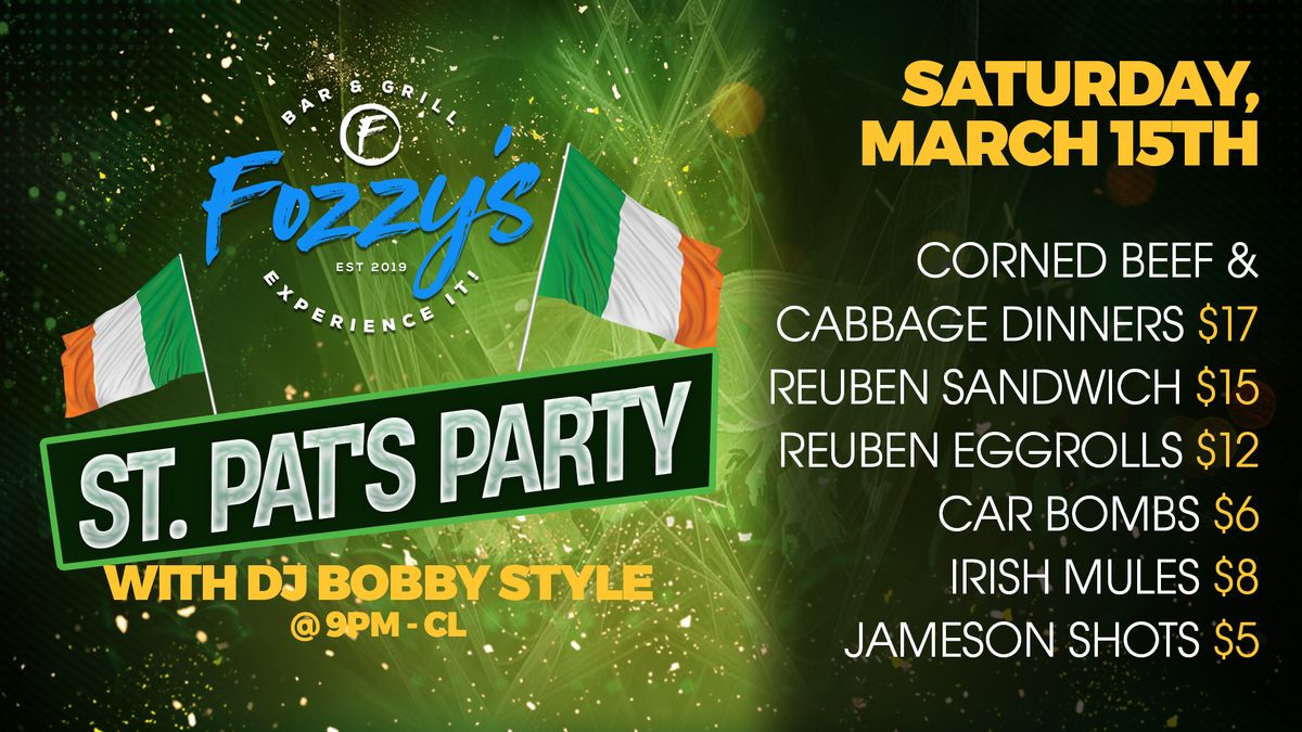 Fozzy's St. Pats Bash With Bobby Styles