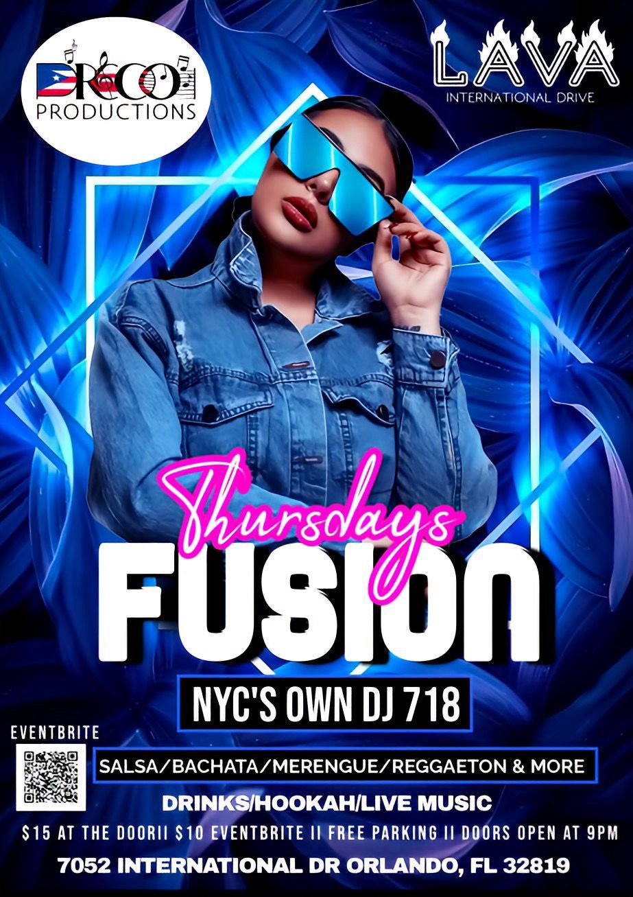 Fusion Thursdays @ Lava International Drive Night Club