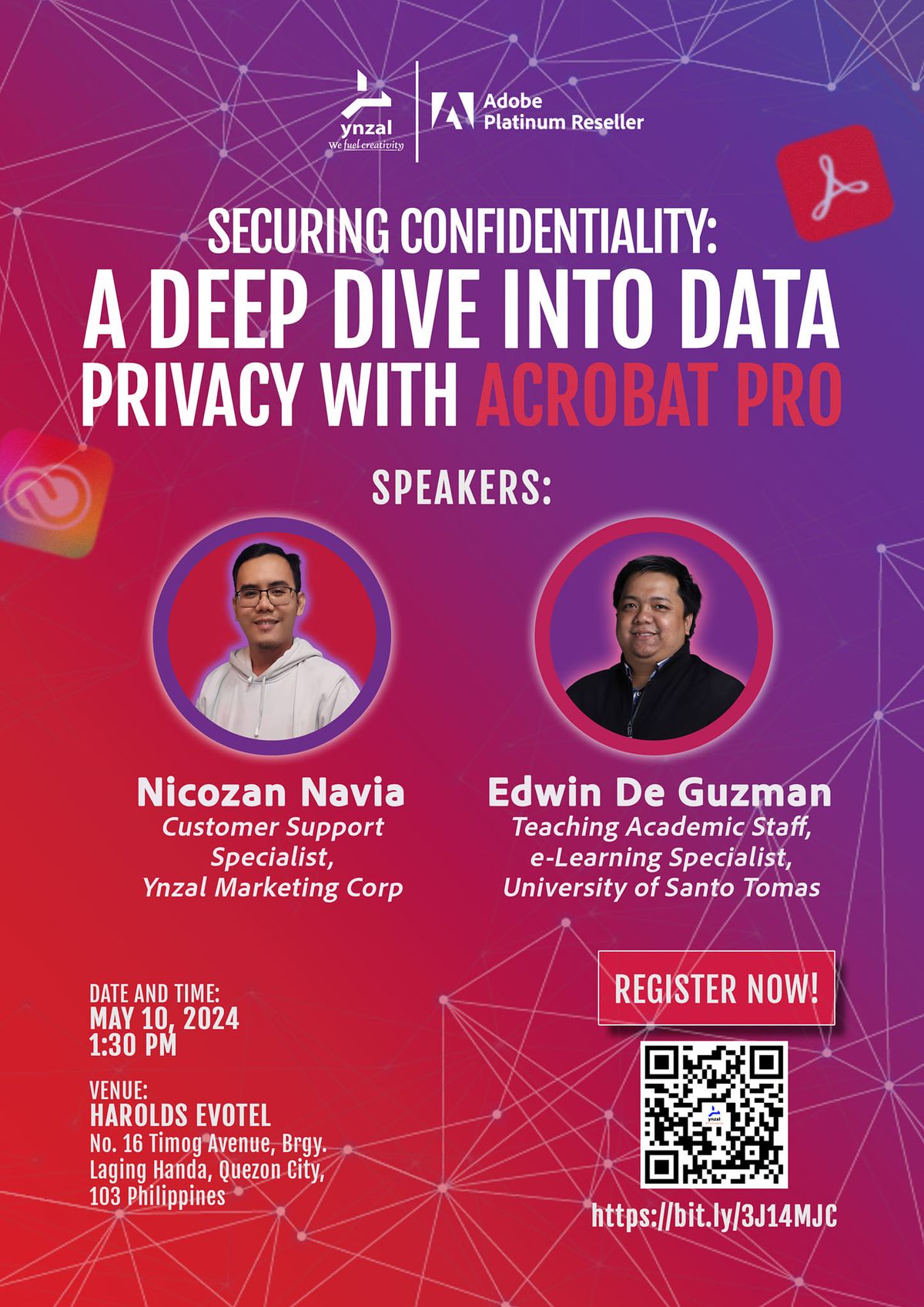 ?\ufe0f Join us for an exclusive seminar on "Securing CONFIDENTIALITY: A DEEP DIVE INTO DATA PRIVACY WIT