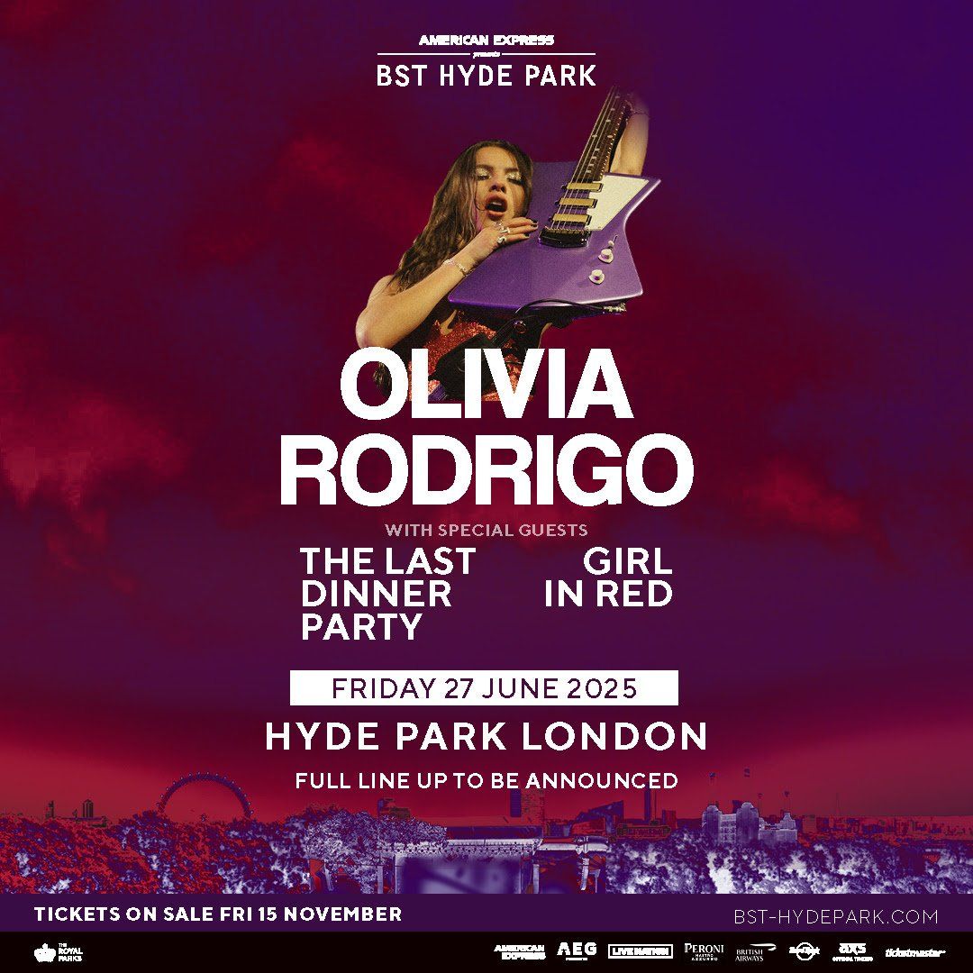 British Summer Time with Olivia Rodrigo at Hyde Park