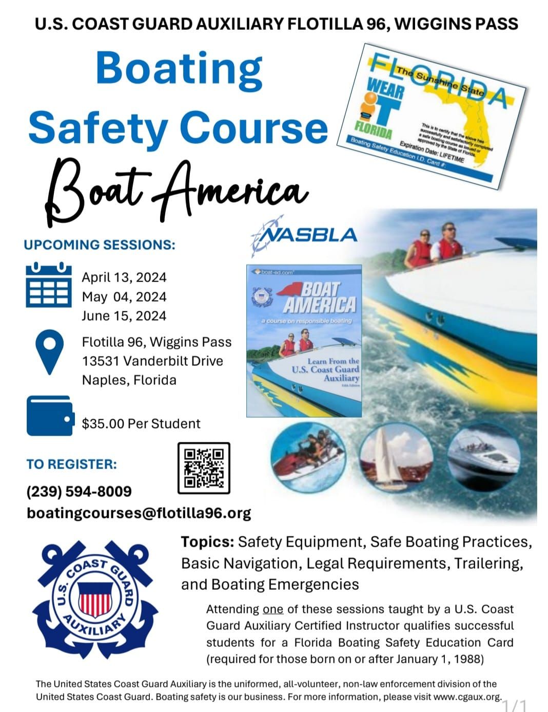Boat America Safe Boating Class