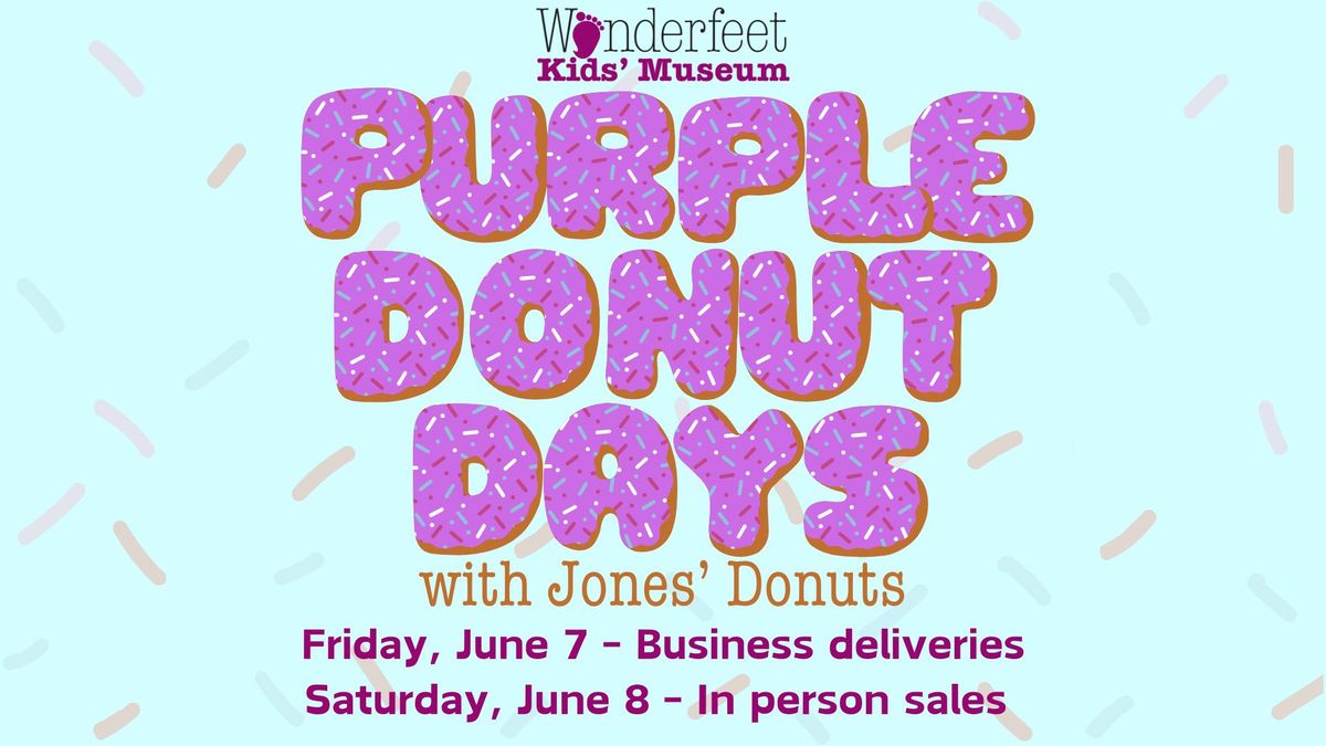 Purple Donut Days with Jones Donuts