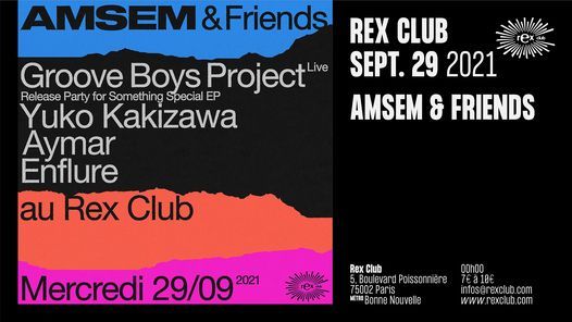 AMSEM & FRIENDS: GROOVE BOYS PROJECT Live, Yuko Kakizawa, Aymar, Enflure