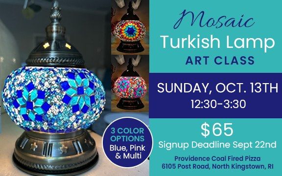 Mosaic Turkish Lamp Class