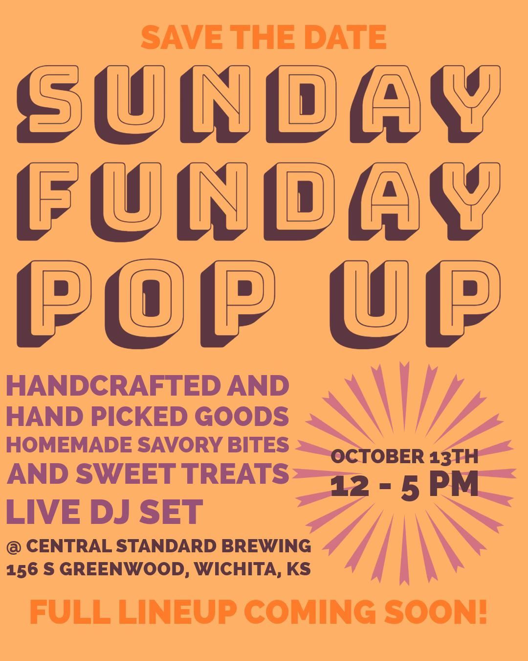 Sunday Funday Pop Up