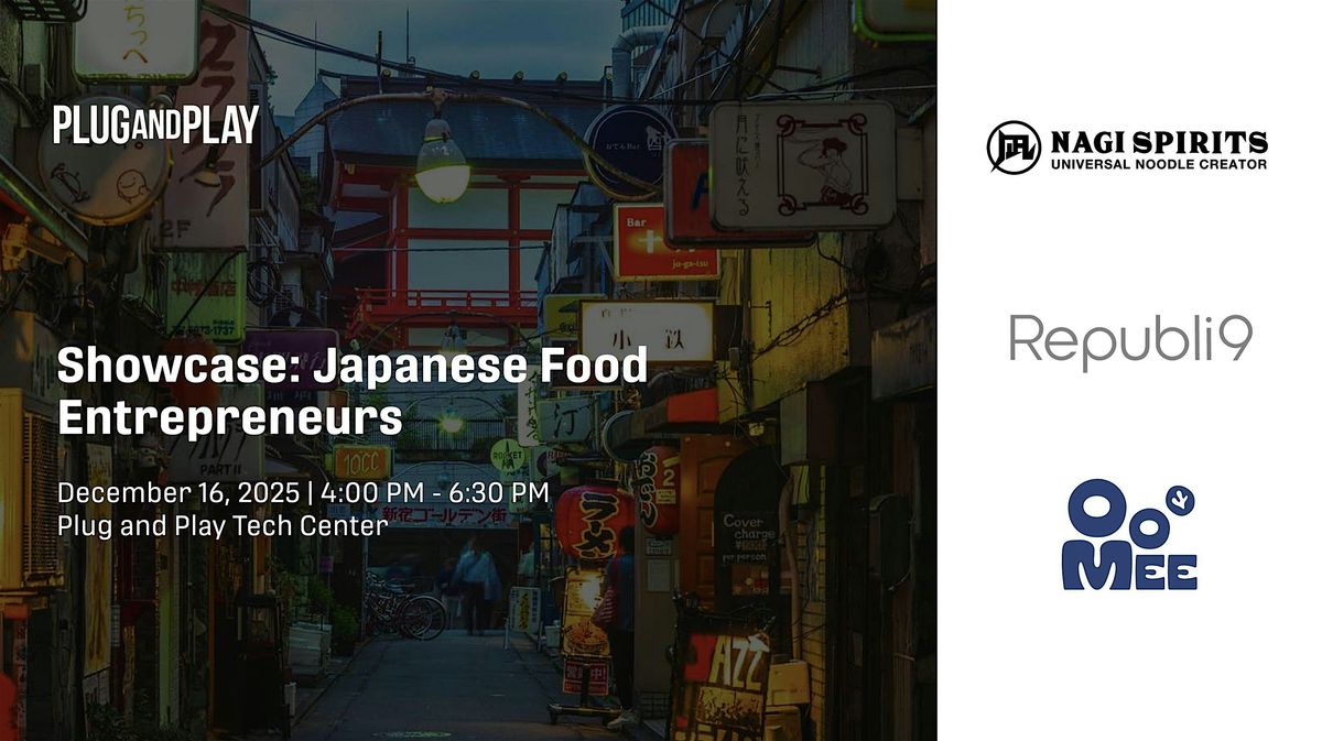 Showcase: Japanese Food Entrepreneurs