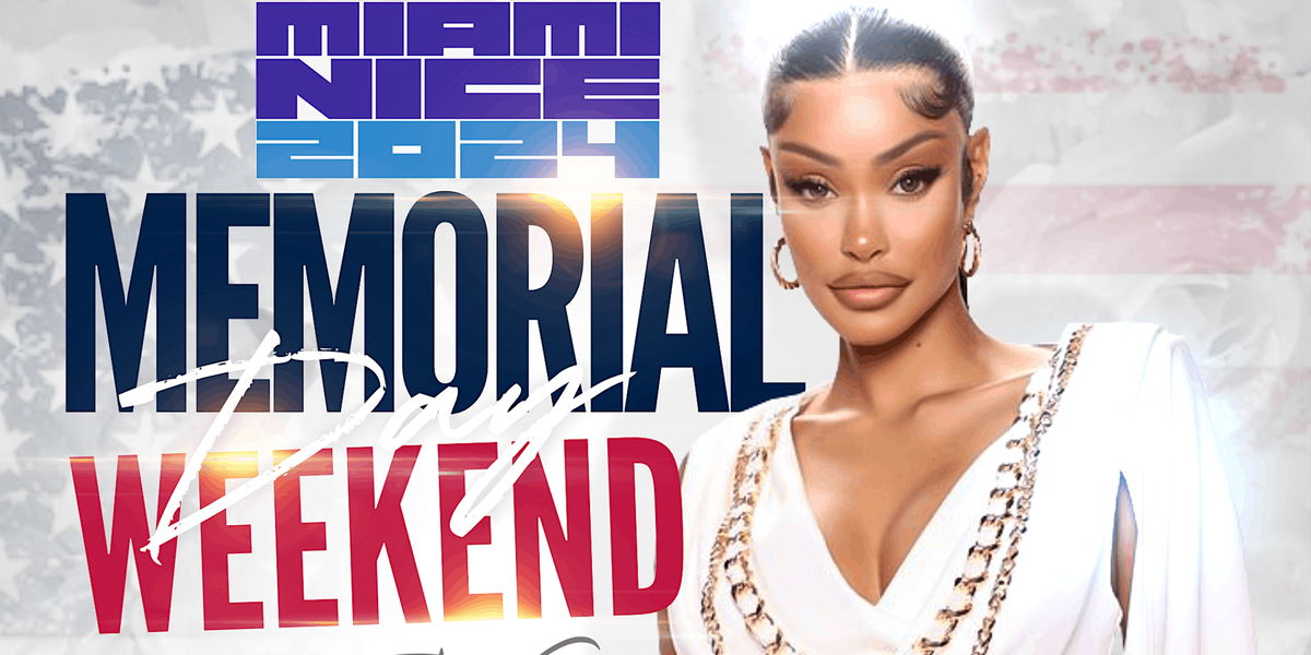 MIAMI NICE 2024 MEMORIAL DAY WEEKEND ANNUAL ALL WHITE YACHT PARTY