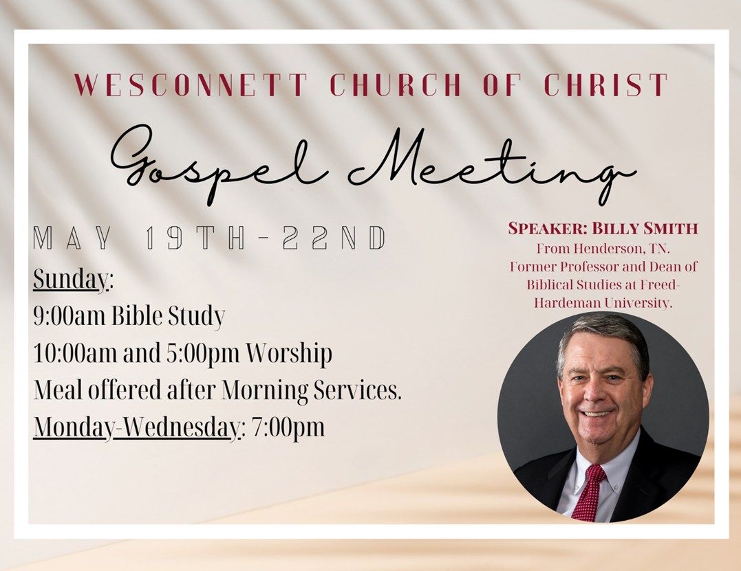 Gospel Meeting with Billy Smith