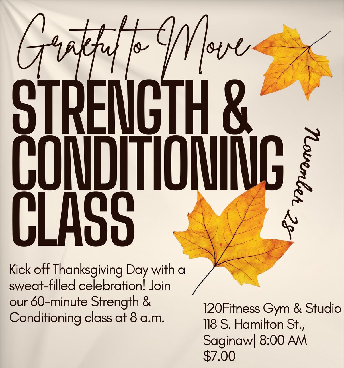 Thanksgiving Day Workout