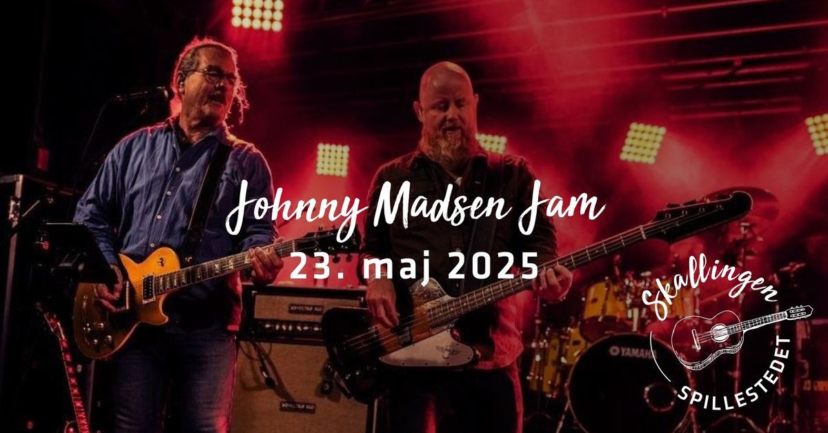 Johnny Madsen Jam med k\u00e6mpestore \u00f8rer og masser af tilbeh\u00f8r