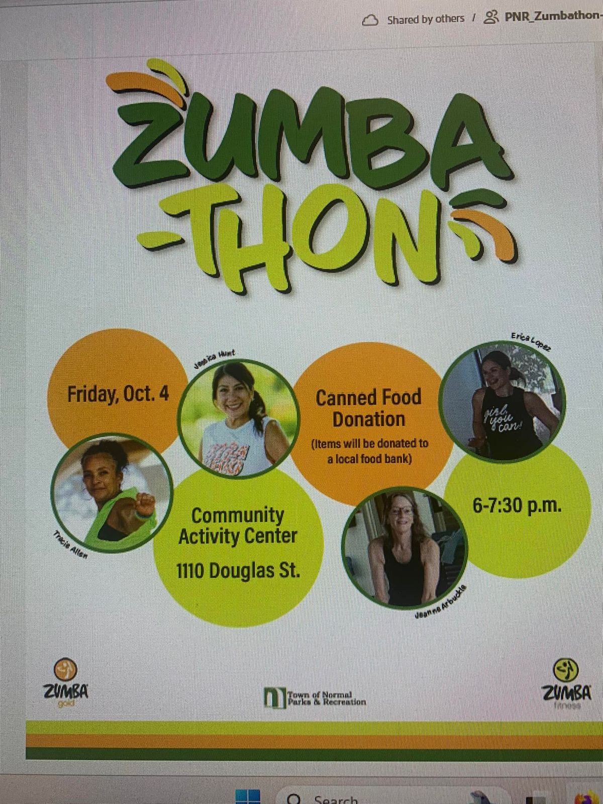 Save the Day \ufffd\ufffd Zumbathon!!