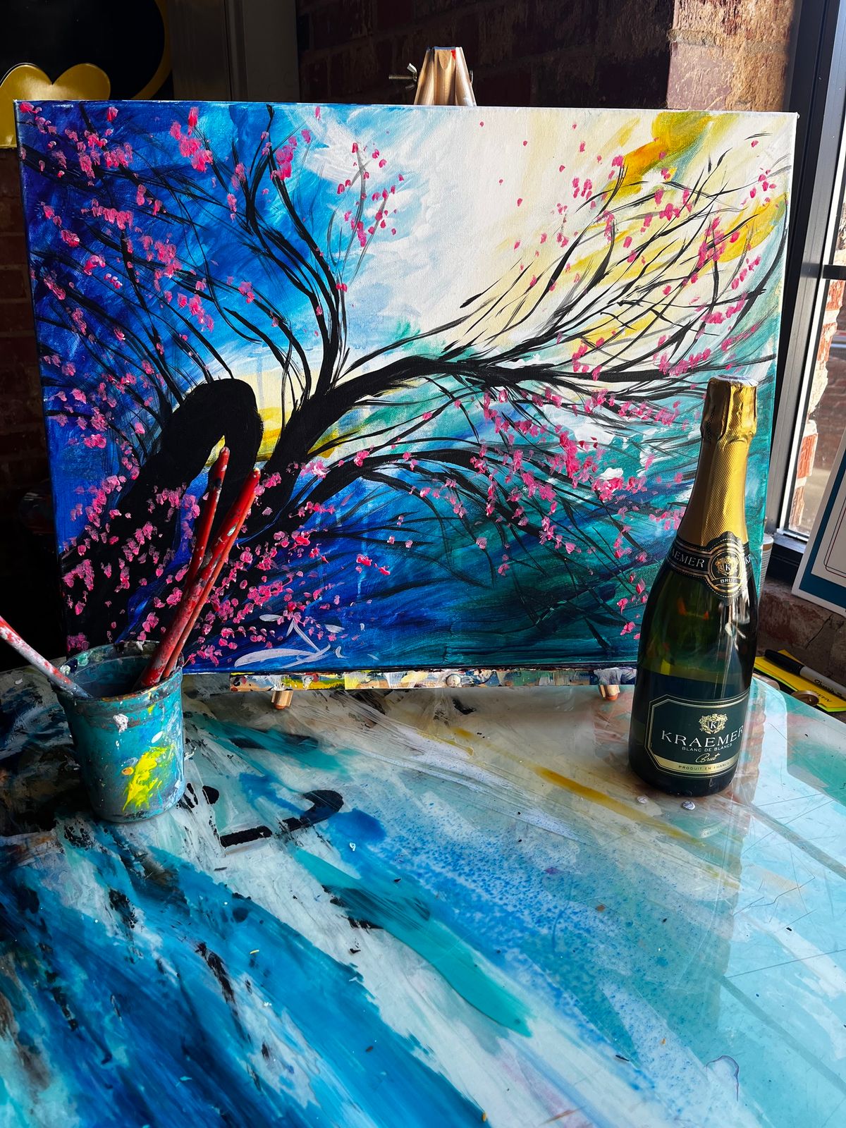 In The Plaza District Best Adult Paint Party $2 Mimosas @ Paint N Cheers