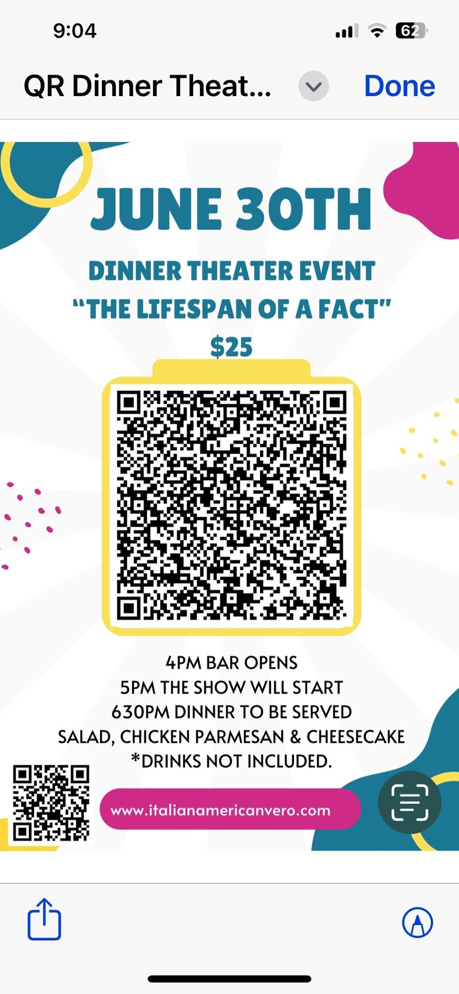 \u201cThe Lifespan of a Fact\u201d Pop-Up Ensemble Theatre