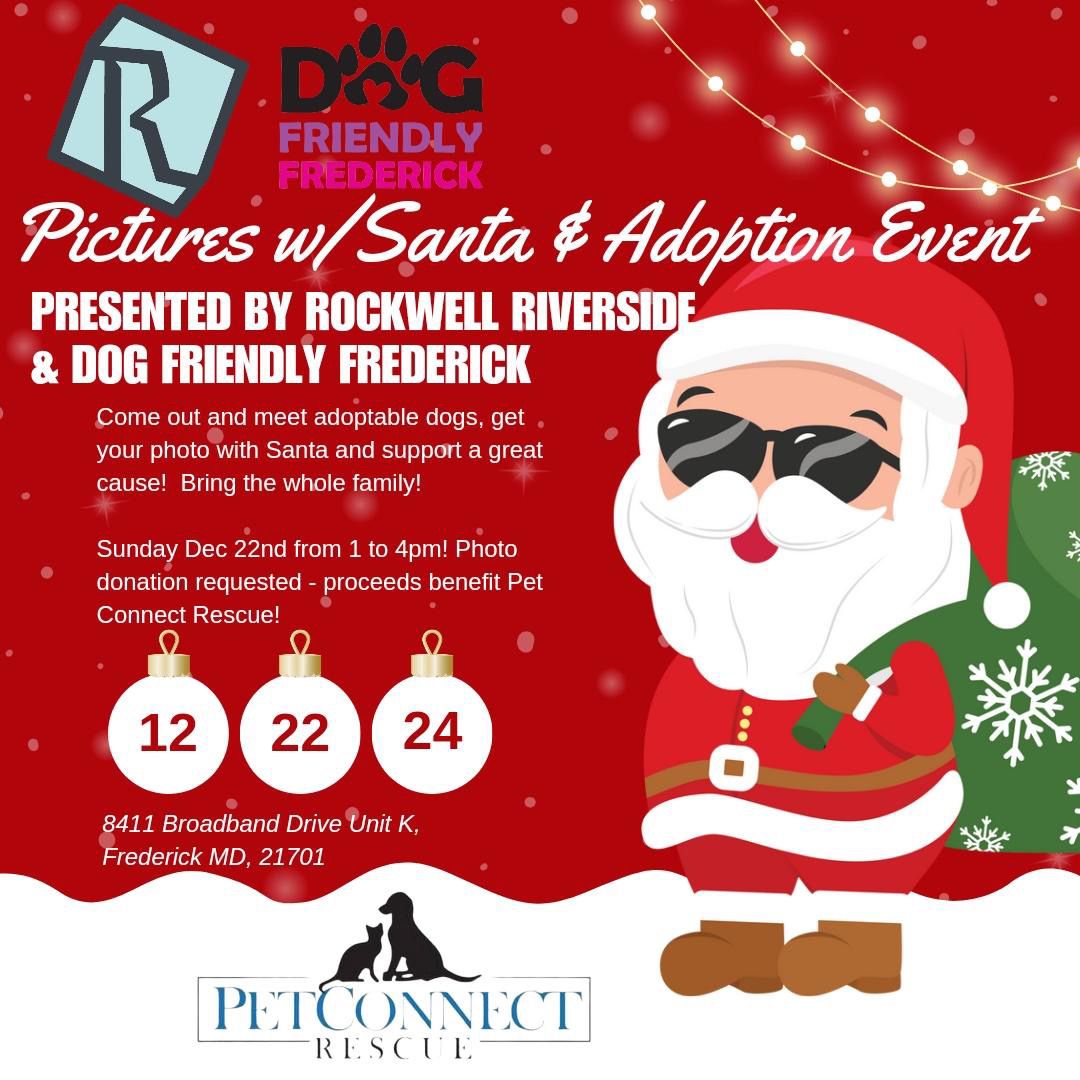 PET PICTURES with SANTA & Adoption Event at Rockwell Brewery Riverside