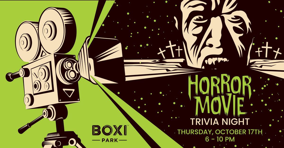 Horror Movie Trivia Night