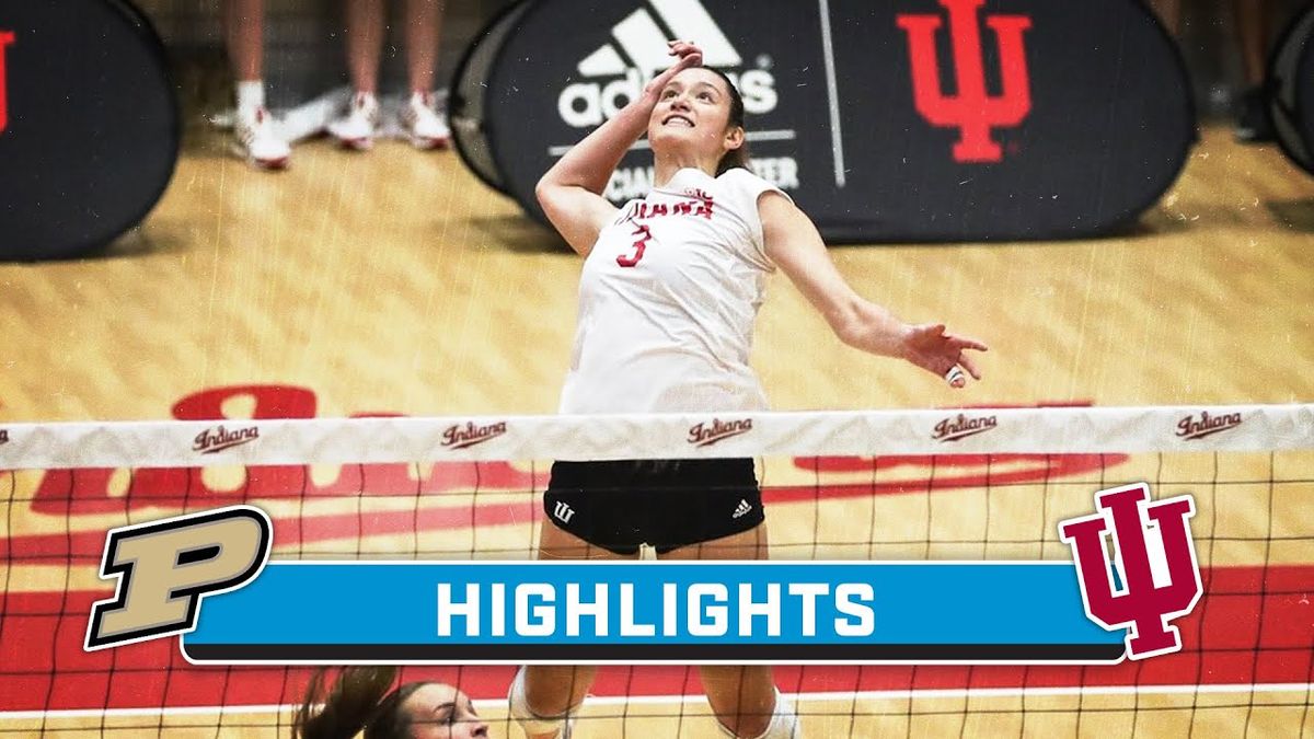 Indiana Hoosiers at Purdue Boilermakers Womens Volleyball