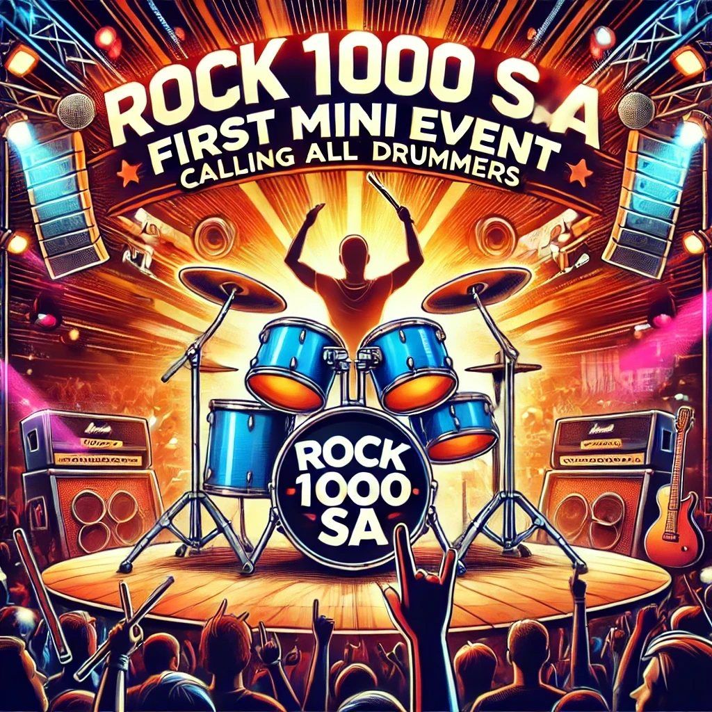 Rock 1000 SA: First Mini Event - Calling All Musicians! Drummers, this one is for you!