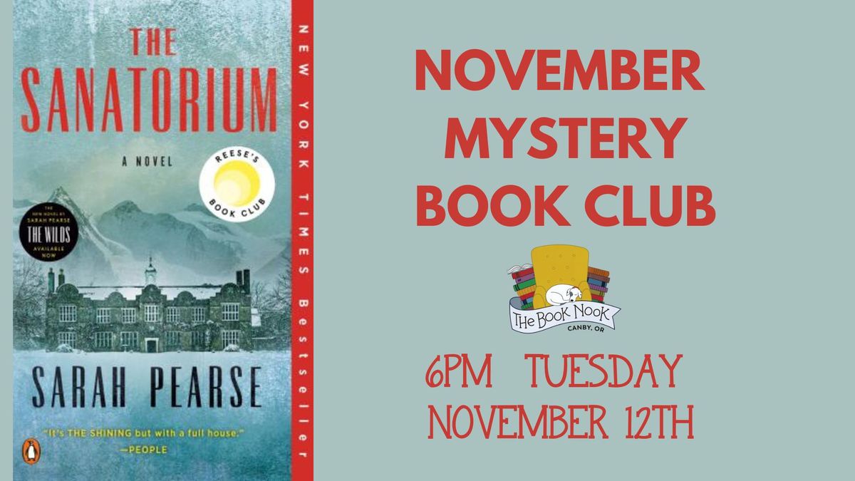 November Mystery Book Club