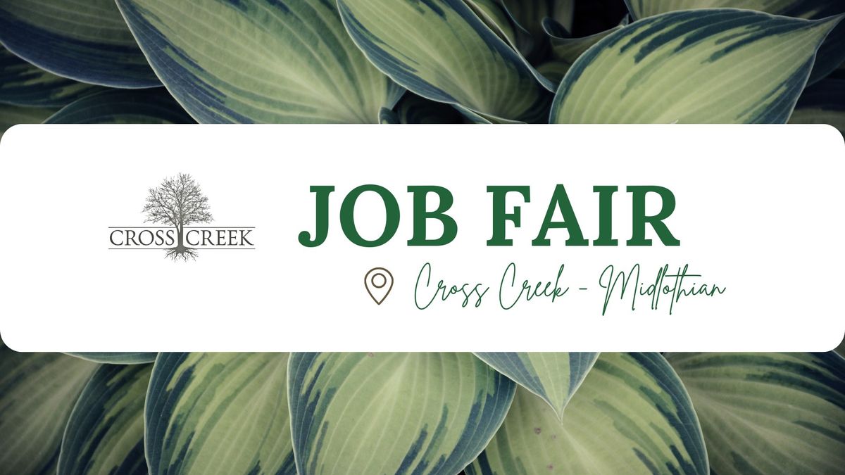 Cross Creek (Midlothian): Job Fair