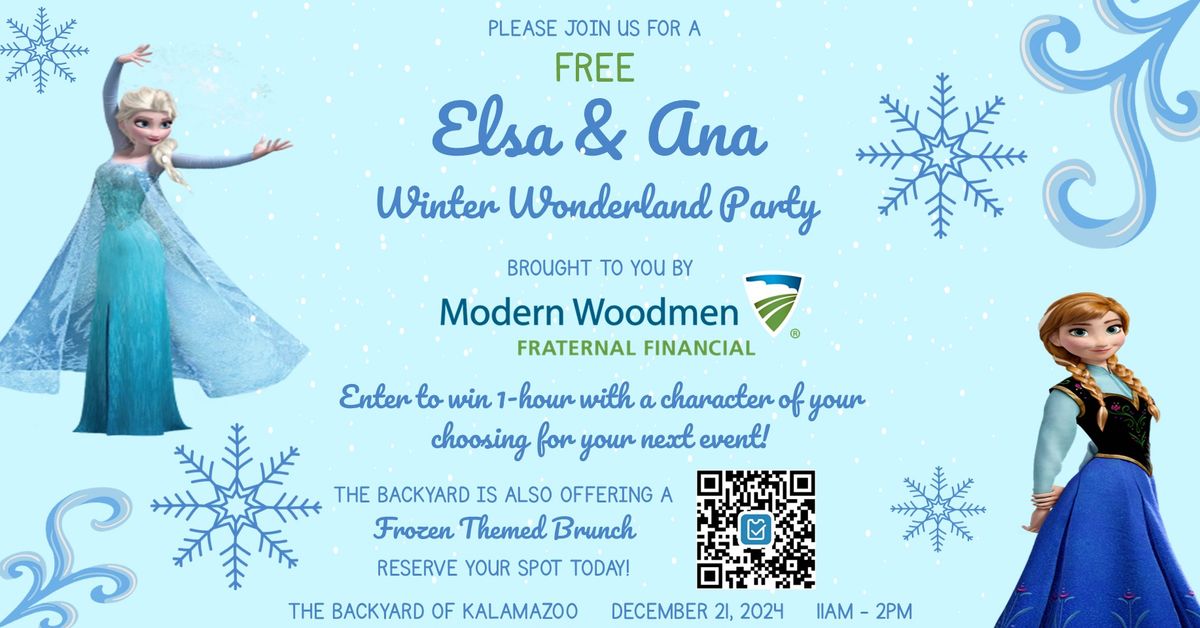 Elsa & Ana Winter Wonderland Party