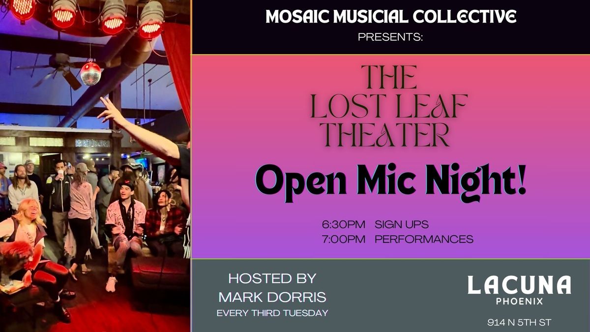 OPEN MIC NIGHT! 