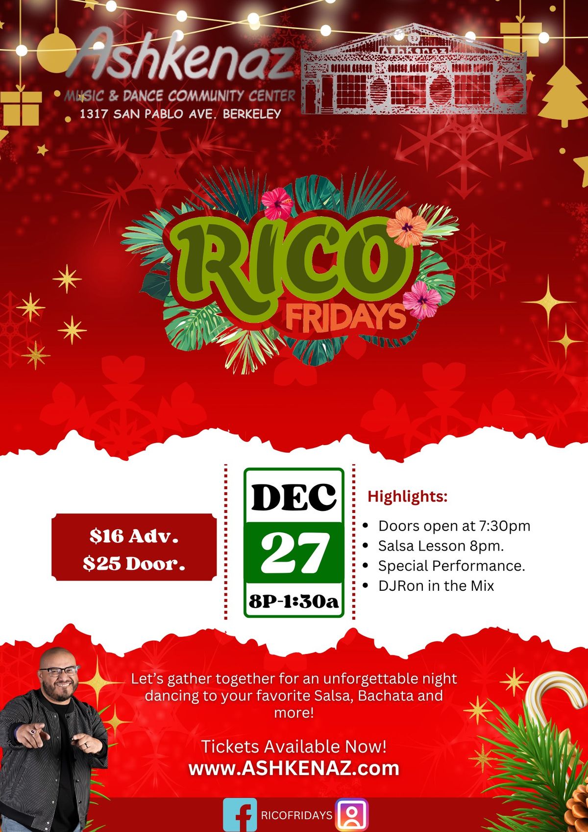 RICO FRIDAY- Holiday vibes!