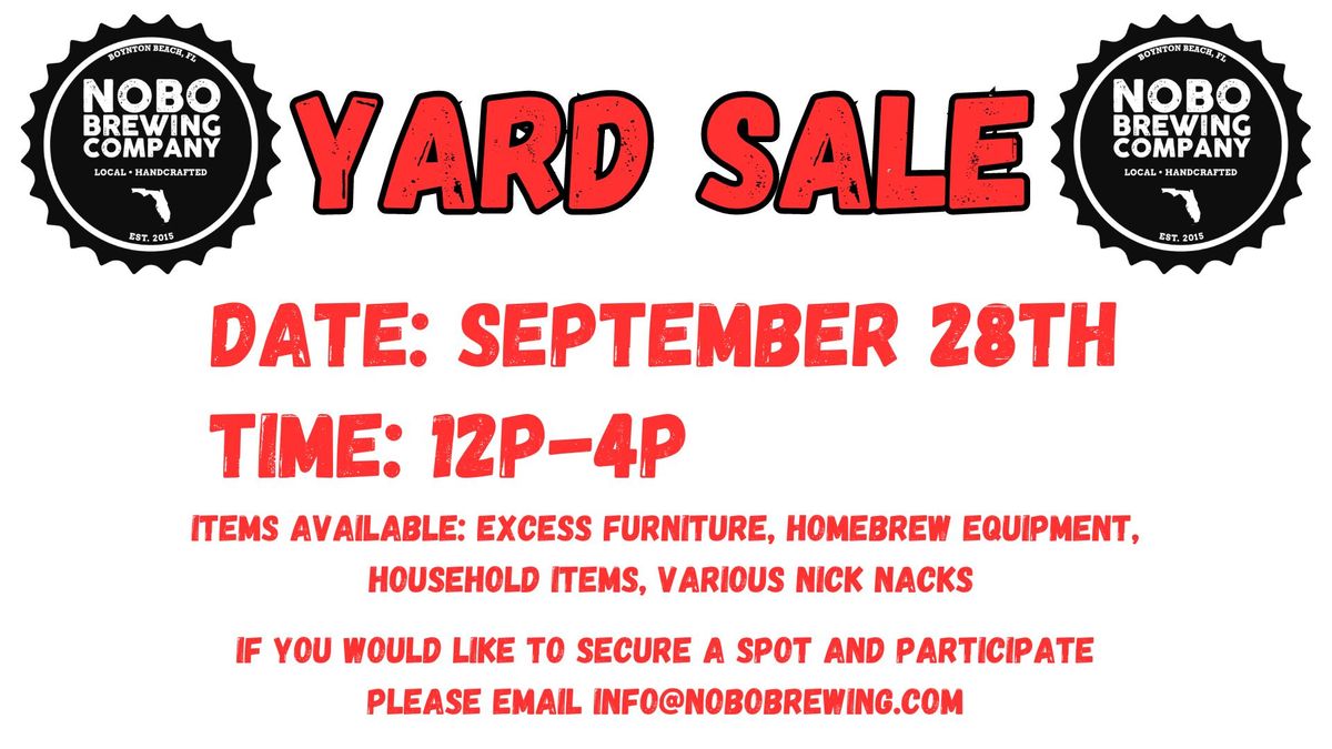 Yard Sale!