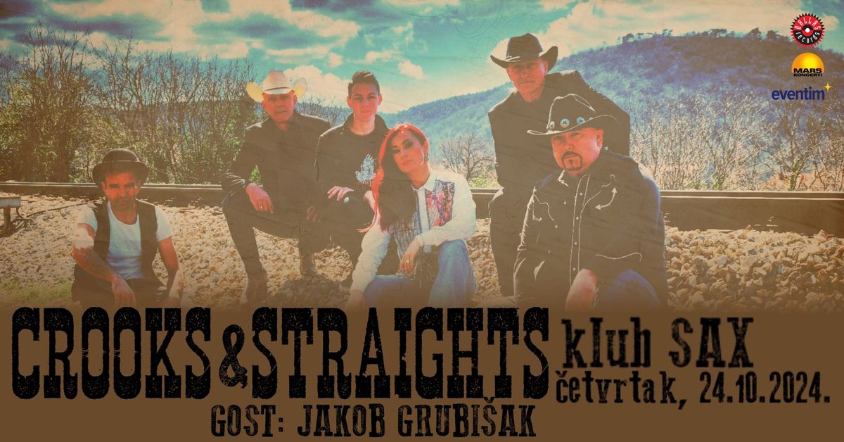 Crooks & Straights u zagreba\u010dkom klubu Sax! 24.10.2024.