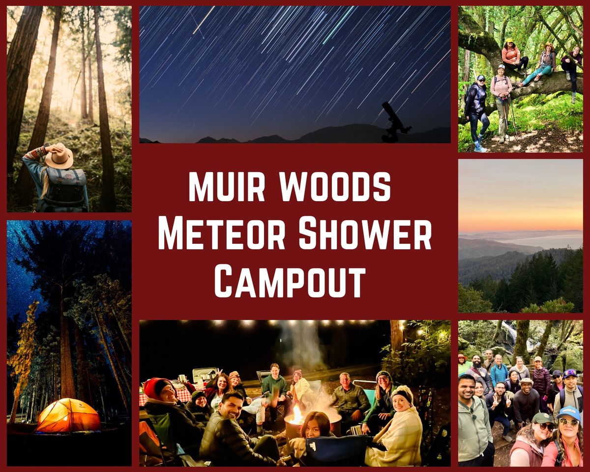 Meteor Shower Muir Redwoods Campout