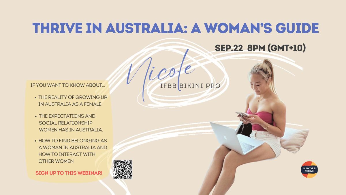 \u3016Expert Webinar\u3017Thrive in Australia: A Woman's Guide