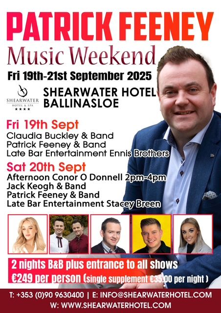 Patrick Feeney Music Weekend