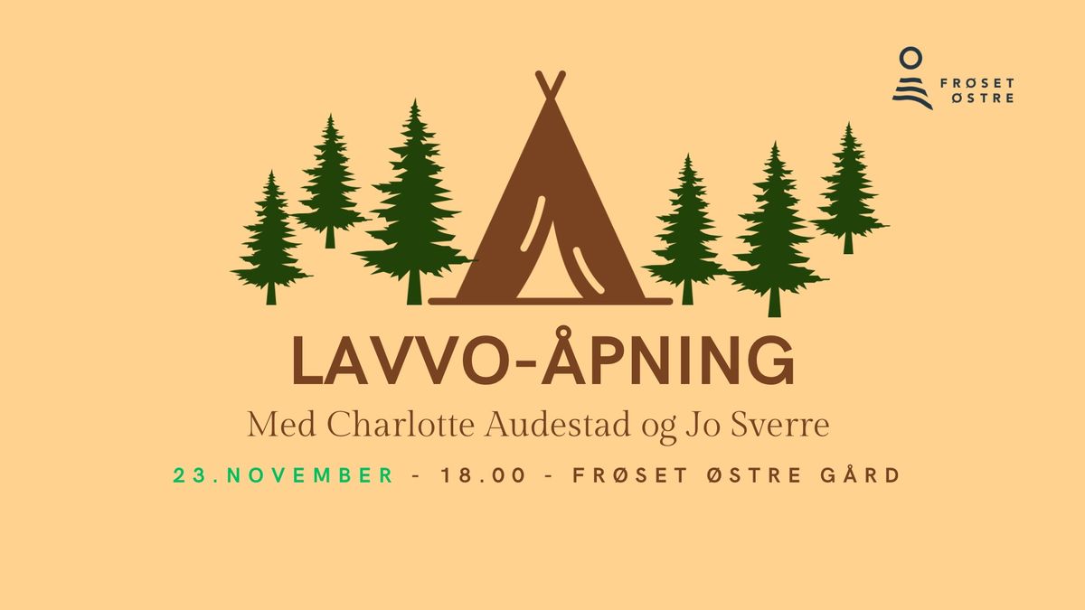 "LAVVO-\u00c5PNING" \/\/ Intimkonsert med Charlotte Audestad og Jo Sverre