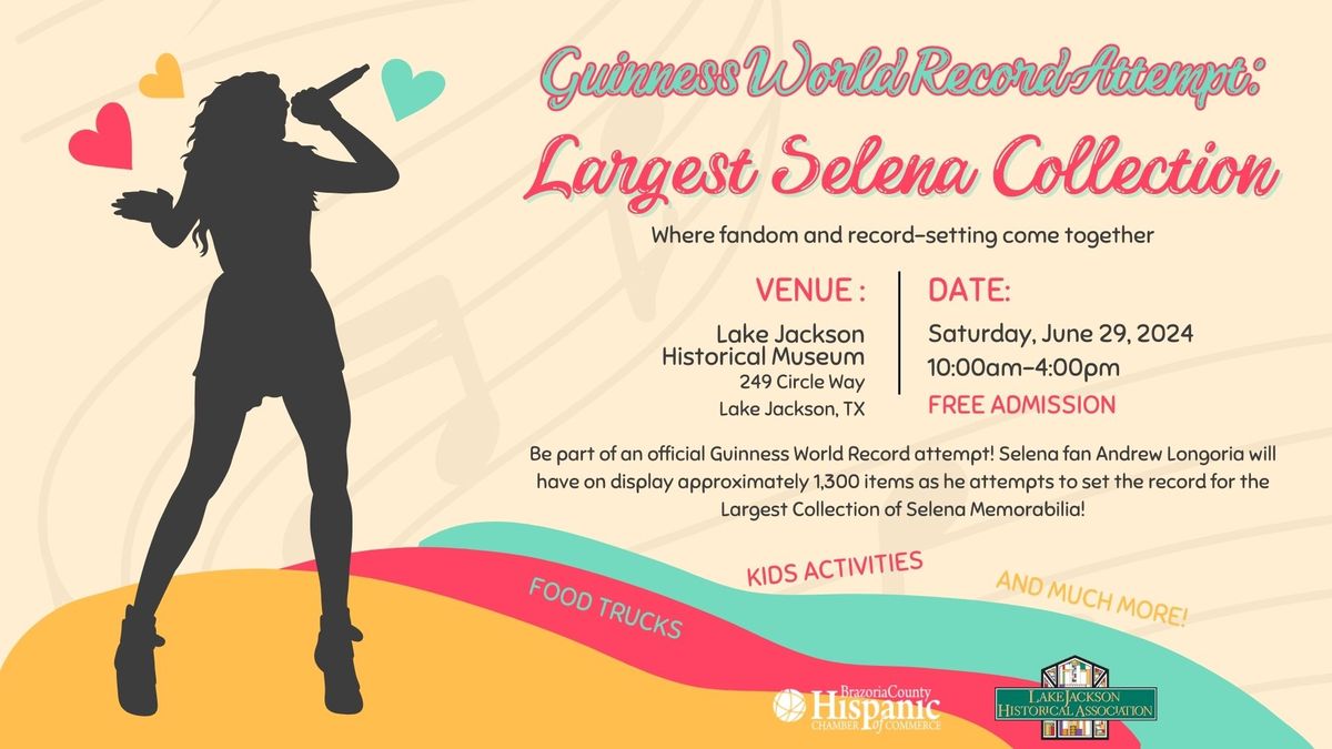 Guinness World Record Attempt: Largest Selena Collection