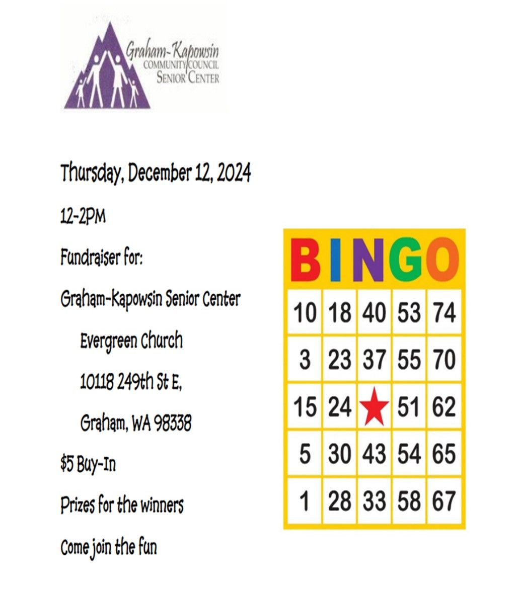 Bingo at Graham-Kapowsin Senior Center