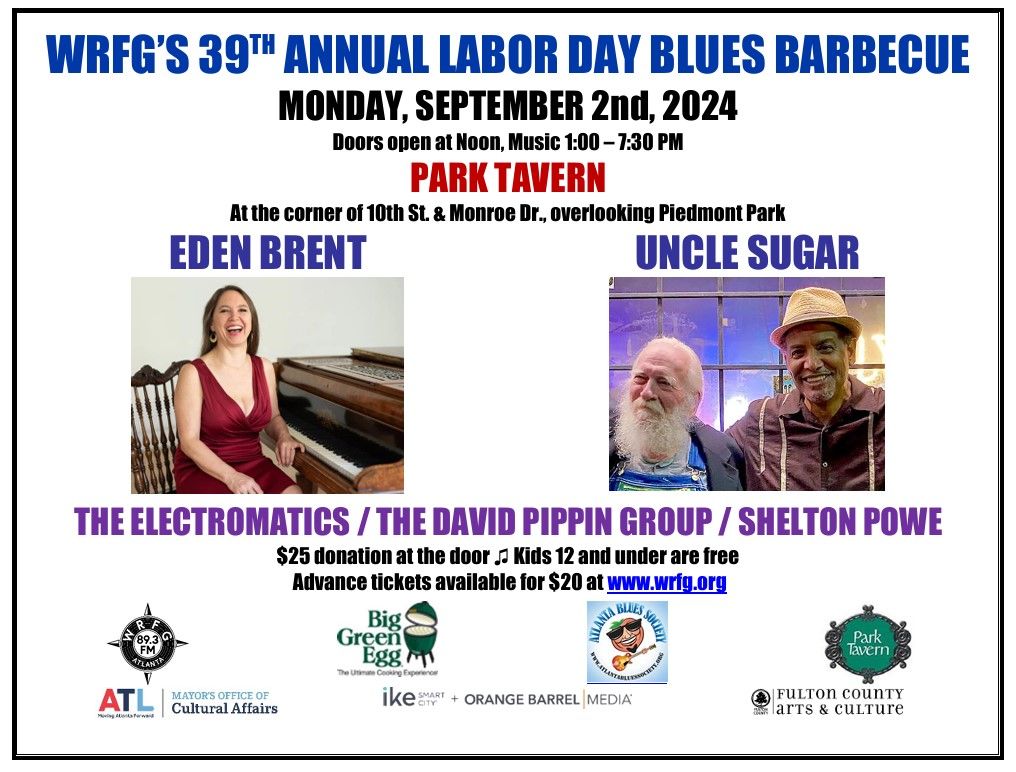 WRFG\u2019s 39th Annual Labor Day Blues Barbecue