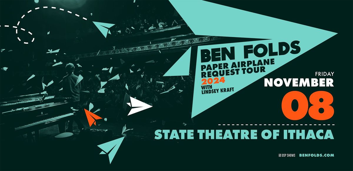 Ben Folds: Paper Airplane Request Tour 2024 at The State Theatre of Ithaca